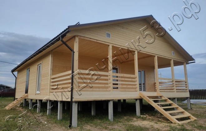1 Каркасно-щитовой 13х10м, 130 М², Тверская область, Конаковский район, КП Экопарк Завидово. (7)